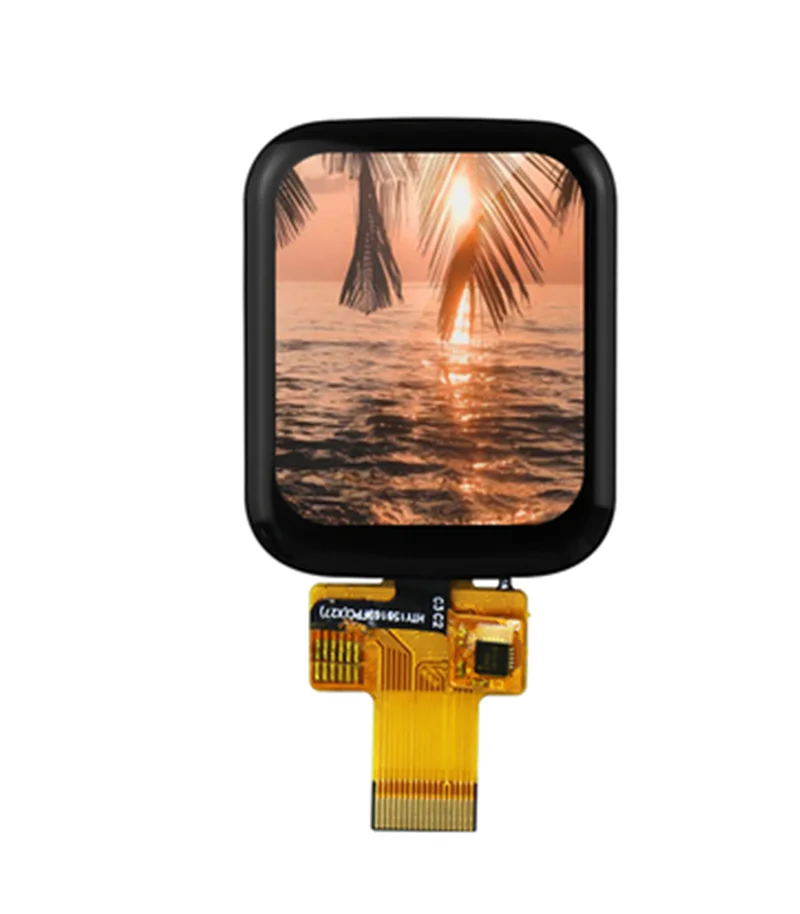 Full Ângulo de Visão IPS TFT LCD Tela Sensível Ao Toque, 4 Linha SPI Interface, Relógios Inteligentes Driver, 240x280, 1.69"