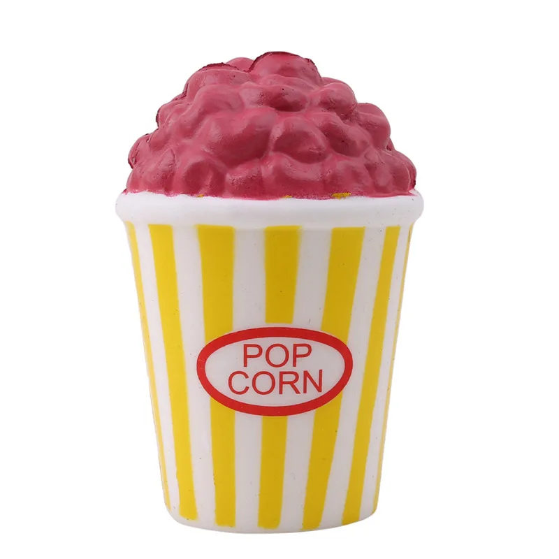 1A-Jumbo Popcorn Anti-stress Squishy Slow Rising Squeeze Toys Fun Gags Joke Party Props Kids Easter Gift 12*8CM