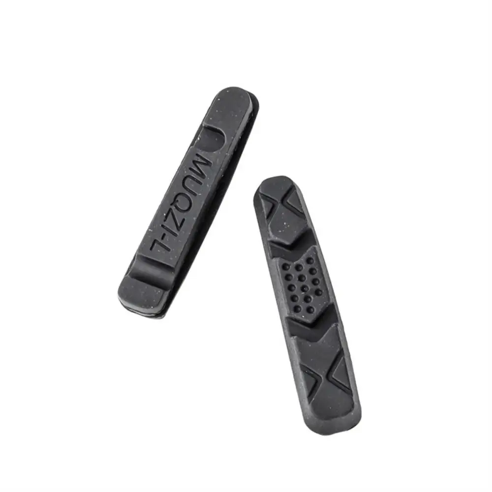 1 Pair Rubber Bicycle V-brake Pads Replaceable Drawer Type Bike Brake Blocks Carbon Part Caliper Brake Pads