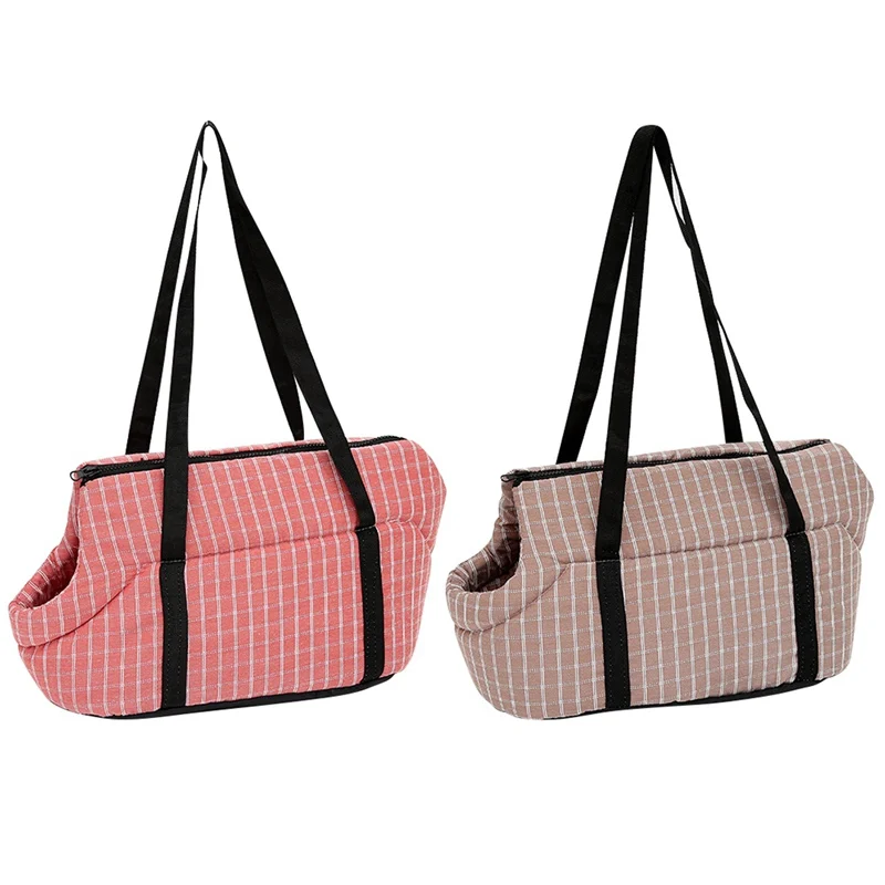 Pet Carriers Portable Breathable Bag Small Pets Cat Dog Carrier Bags Outdoor Travel Pets Handbag With Locking Safety Zipper Bag