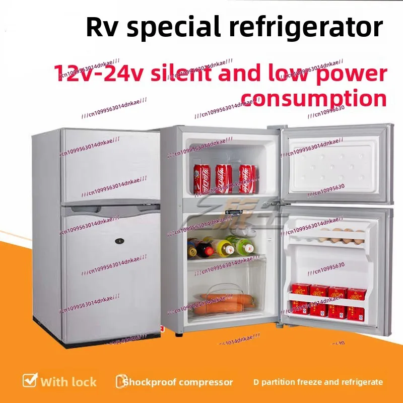 

RV Refrigerator 12V24V DC DC Refrigerated Frozen Car Refrigerator, Trailer Modified Large-capacity Freezer