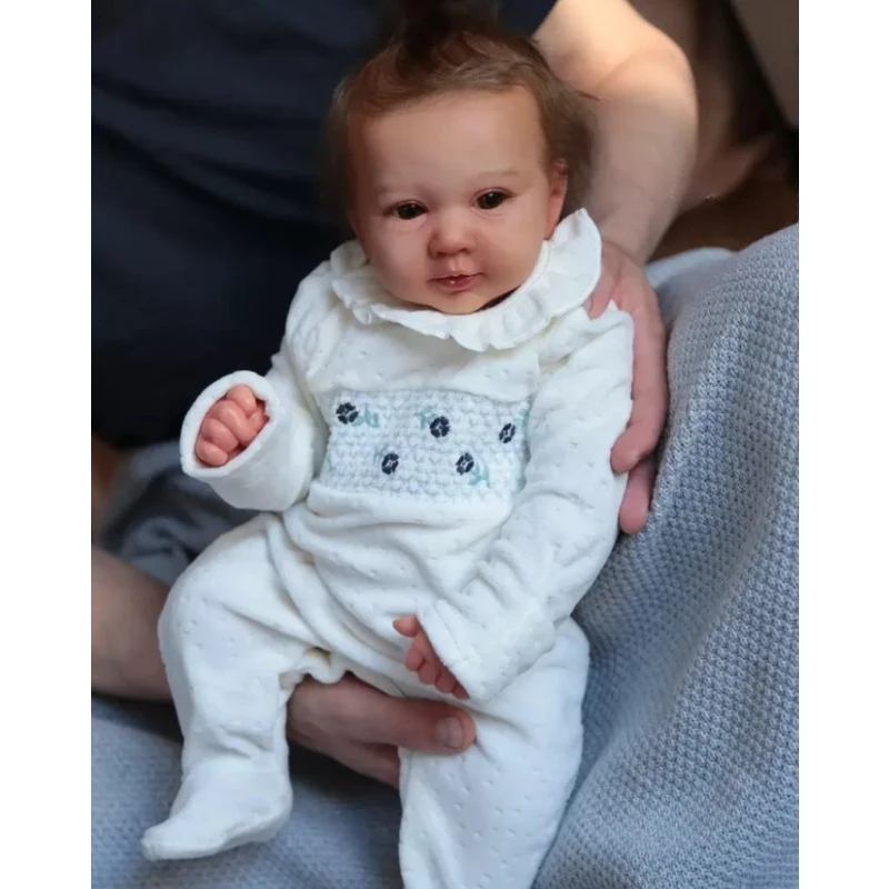 21'' HOT Reborn Doll kit Reborn Baby Piper  Fresh Color Soft Touch Lifelike Unpainted Unfinished Doll Kits