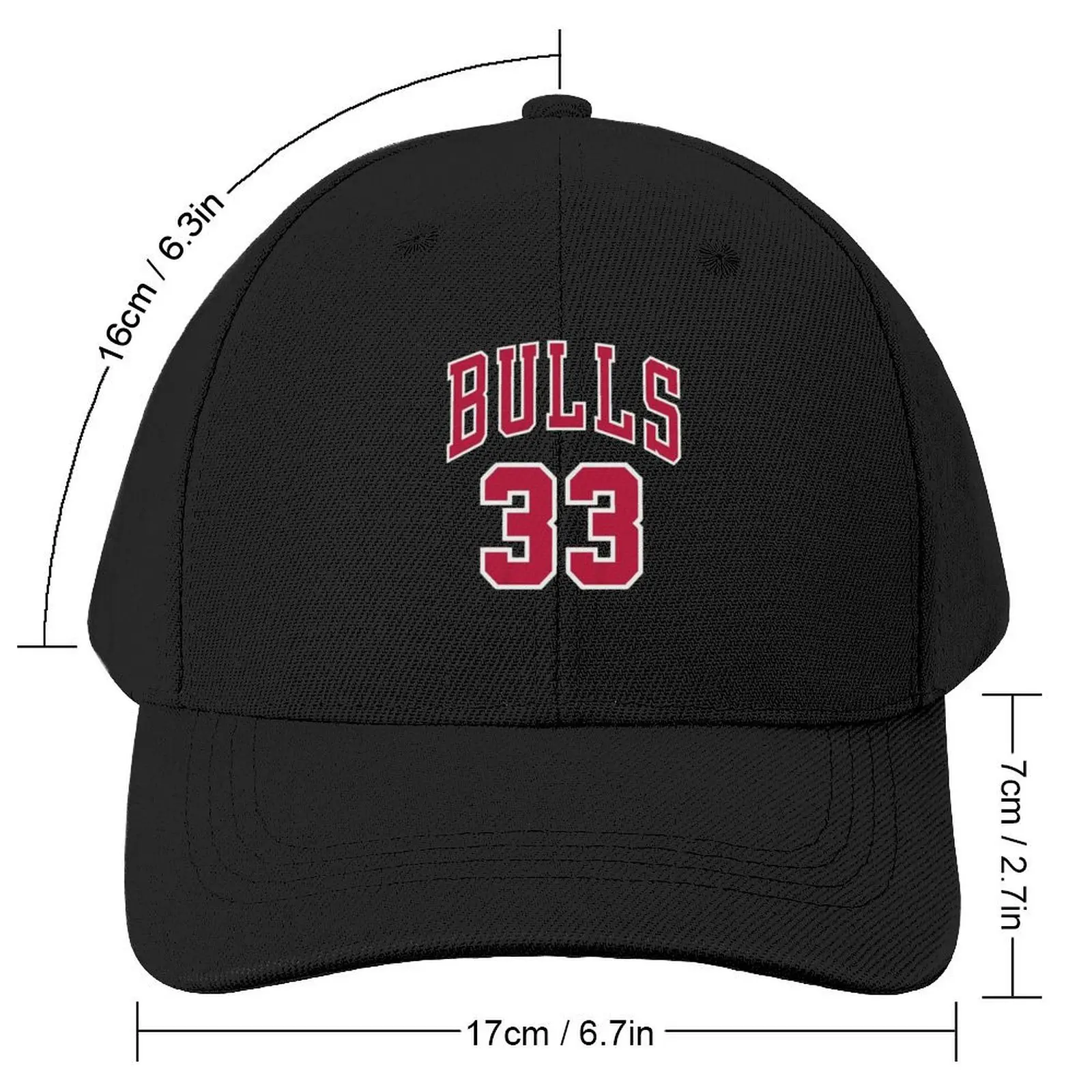 pippen 33 Baseball Cap Cosplay Fishing cap Women's Men's