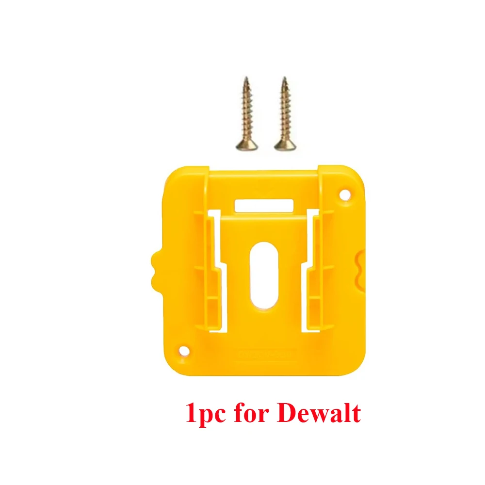 1-10Pack Battery Mount Holder Compatible for Dewalt 20V Battery Holder Fit for DCB200 DCB203 Batteries Wall, Shelf, Toolbox