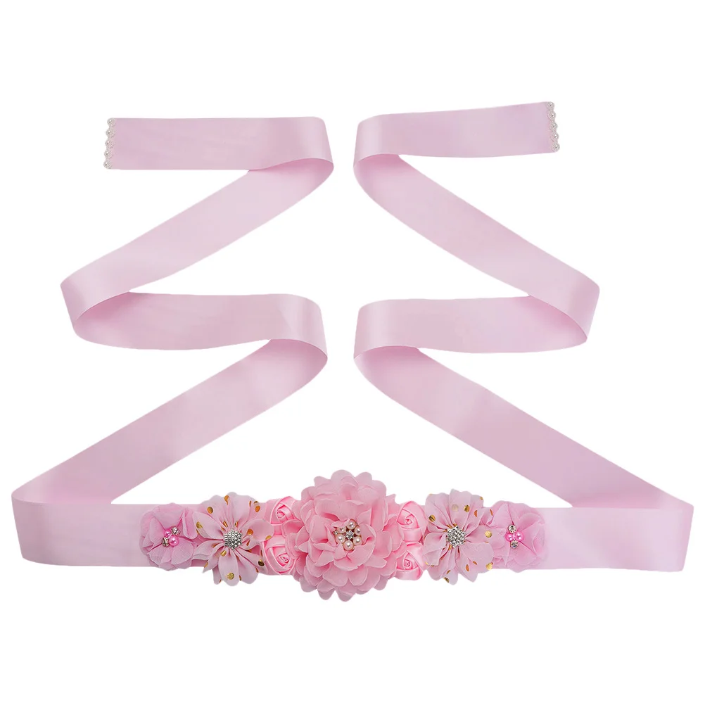 

Belt Decorative Belts for Women Wedding Bride Dress Dresses Woman Fancy Flower Womenbelt