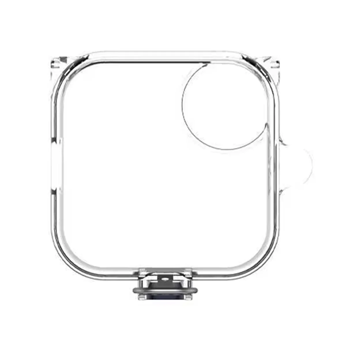 DQ2G Custodia protettiva per auricolari Bluetooth CMF Buds Pro 2 Materiale TPU Interruttore Custodia trasparente Tinta unita Copertura semplice B