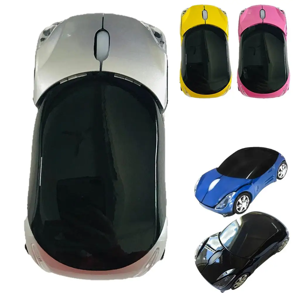 Wireless Mouse 2.4GHz 1600 DPI Wireless Sport Car Shaped Mice With USB Receiver For PC Laptop Home Computer