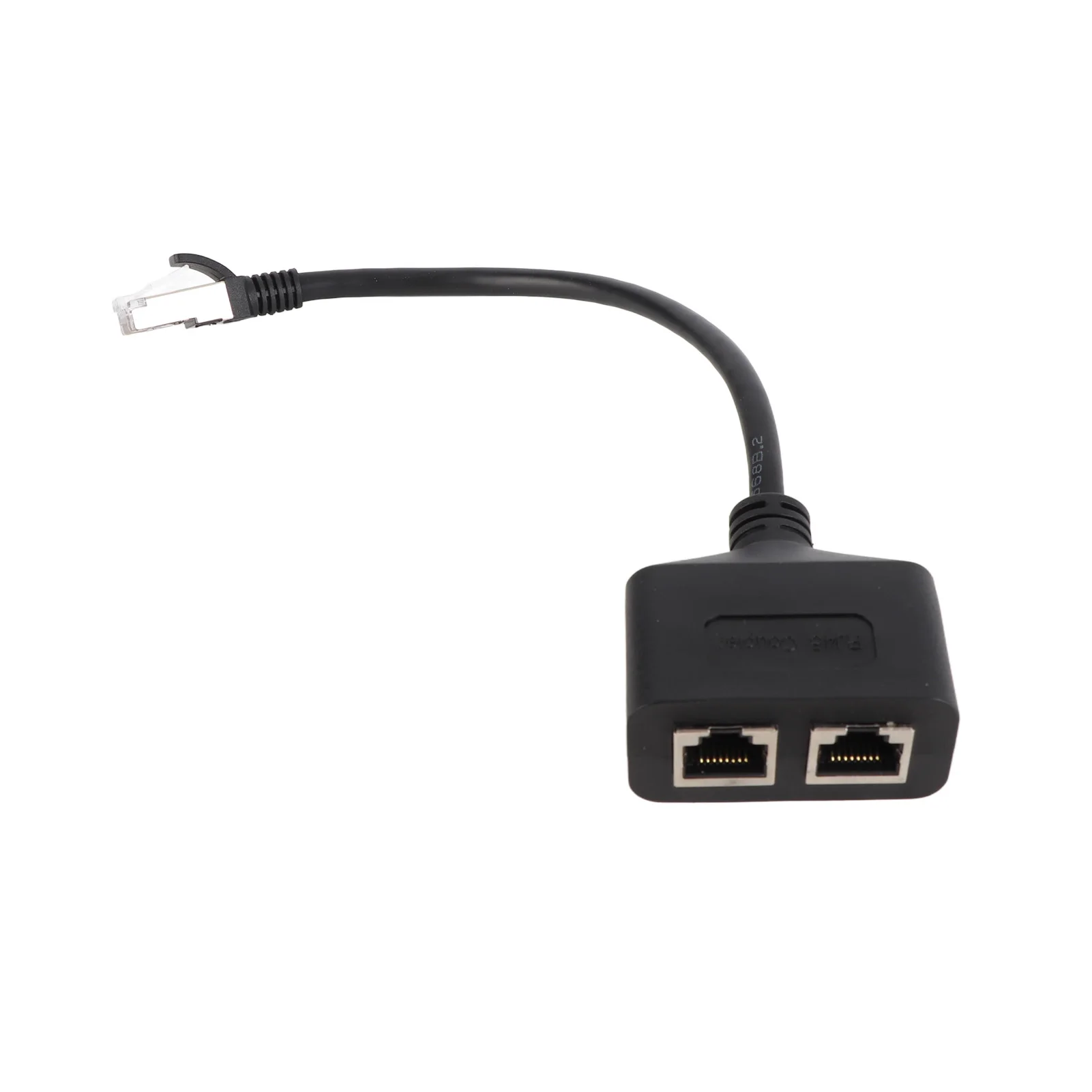 RJ45 Ethernet Adapter Cable Extension 1 to 2 Port for Home Office Excellent Connection Transmission Splitter Adapter
