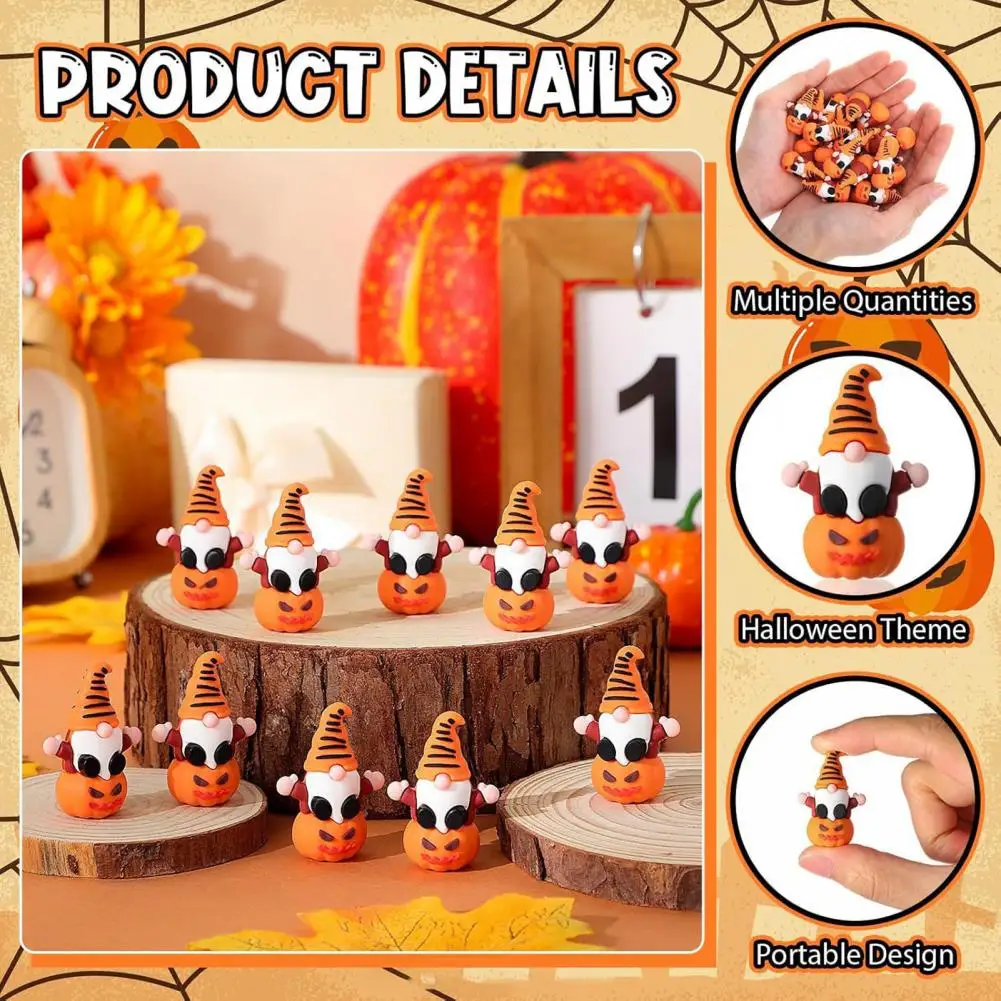 هالوين حزب الديكور البسيطة اليقطين جنوم التماثيل لجميع القديسين ديكور المنزل حديقة المناظر الطبيعية الحلي مجموعة من 2 للمكتب