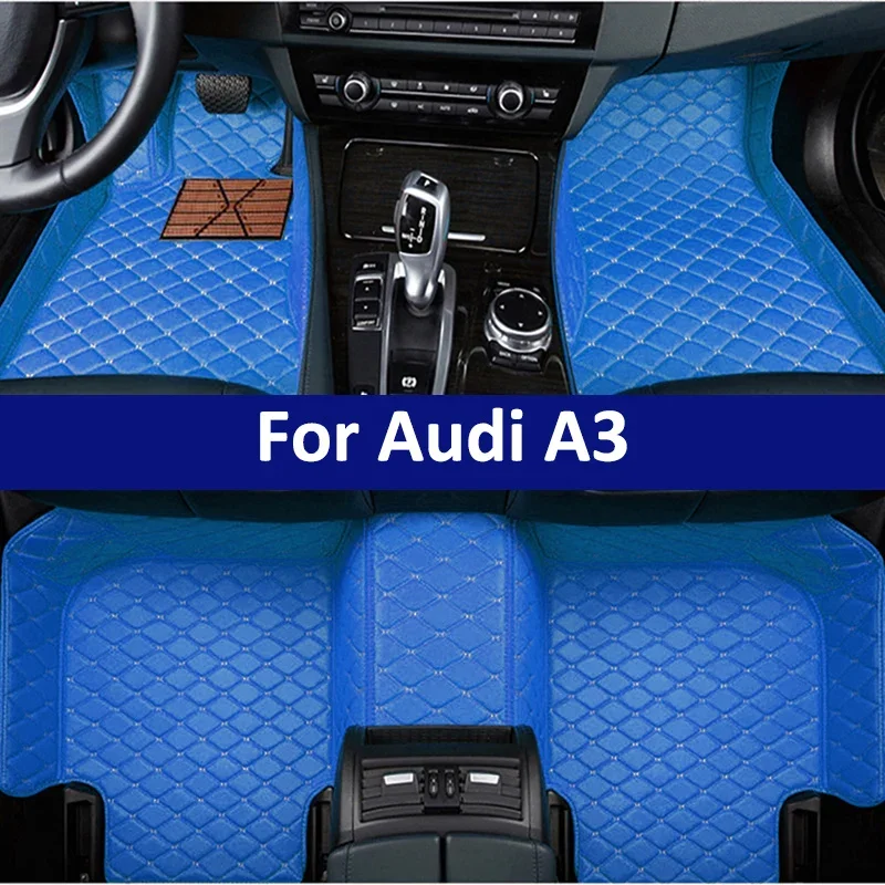 

Custom Car Floor Mats For Audi Q3 Auto Carpets Waterproof Foot Coche Mats Pads Accessories