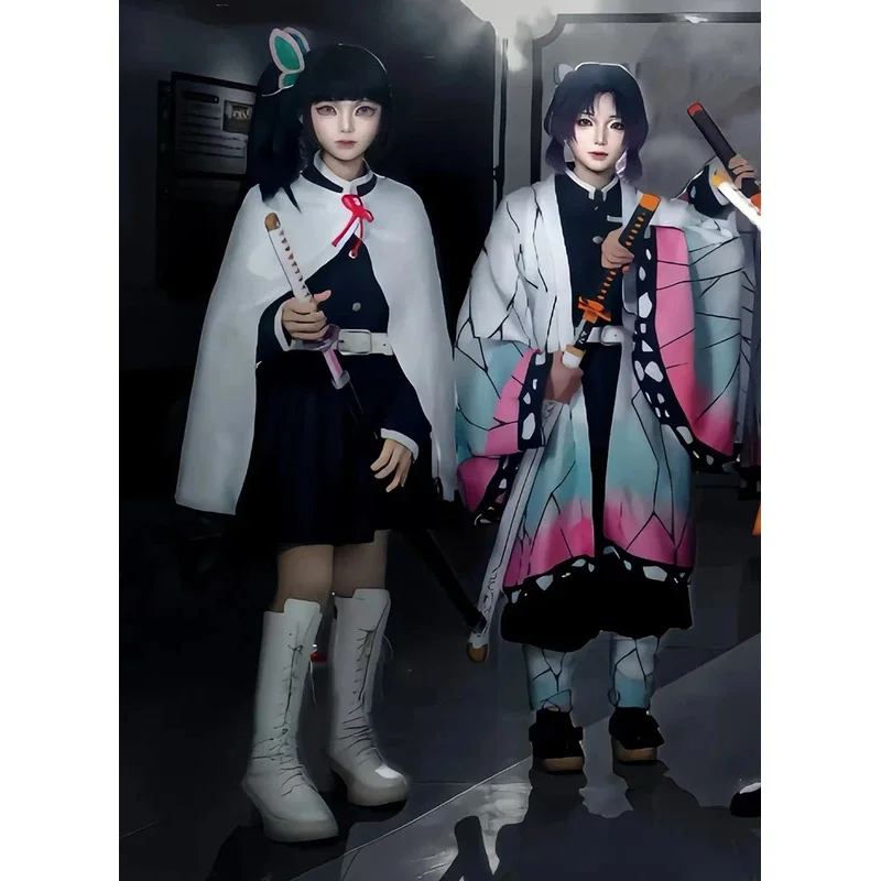 أزياء هاني 2025 شيطان القاتل التأثيرية انمي ياباني كارتون Nezuko Shinobu Mitsuri Tsuyuri Kanao كيمونو عباءة موحدة إعلان ☆ ★ ww