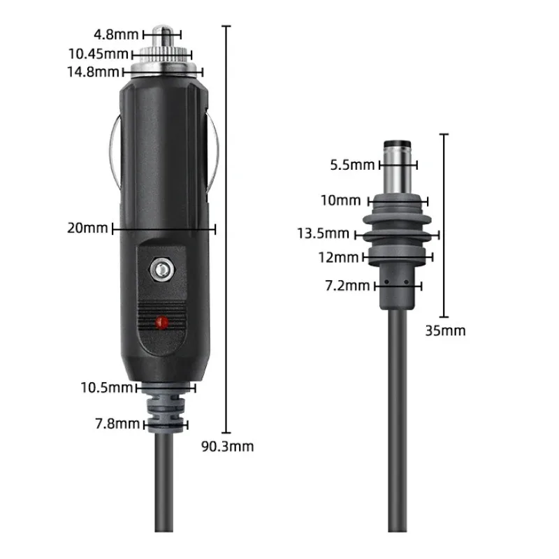 Per Starlink Mini Cavo di Alimentazione DC Diretto Al Sigaretta 12V Adattatore Cavo di Alimentazione Per Starlink Mini Impermeabile 1M/2M/3M/5M