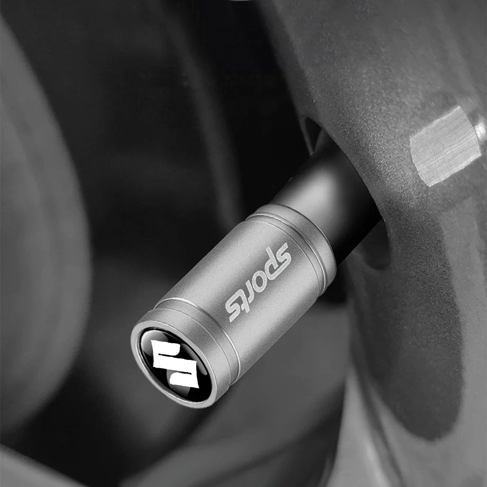 4 قطعة عجلة السيارة غطاء صمام الإطارات غطاء البخار الإطارات لسوزوكي جراند فيتارا سويفت Ignis SX4 ليانا فيتارا جيمي فيتارا ألتو اكسسوارات