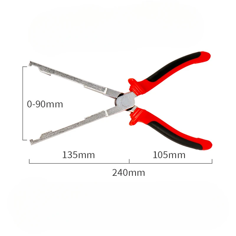 9 Inch Glow Plug Plier Straight Jaw Glow Plug Connector Pliers Glow Plug Removal Tool For Diesel Engines Repair  With TPR Handle