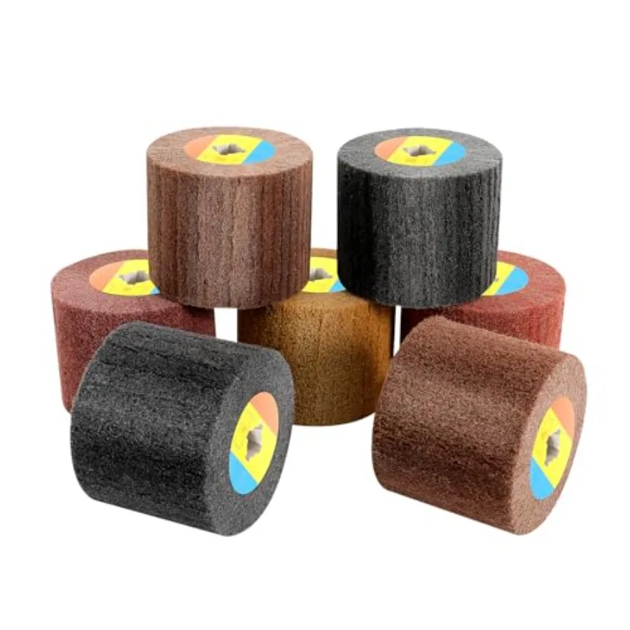 

7Pcs Wire Drawing Wheel Polishing Burnishing Wheel Brush Drum Burnishing Polishing Buffer Wheel Grit for Stainless Steel Copper