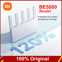 Original Xiaomi Router BE5000 5011Mbps WiFi 7 2.5G Network Port 2.4/5GHz Dual Broadband Access Network Security Protection