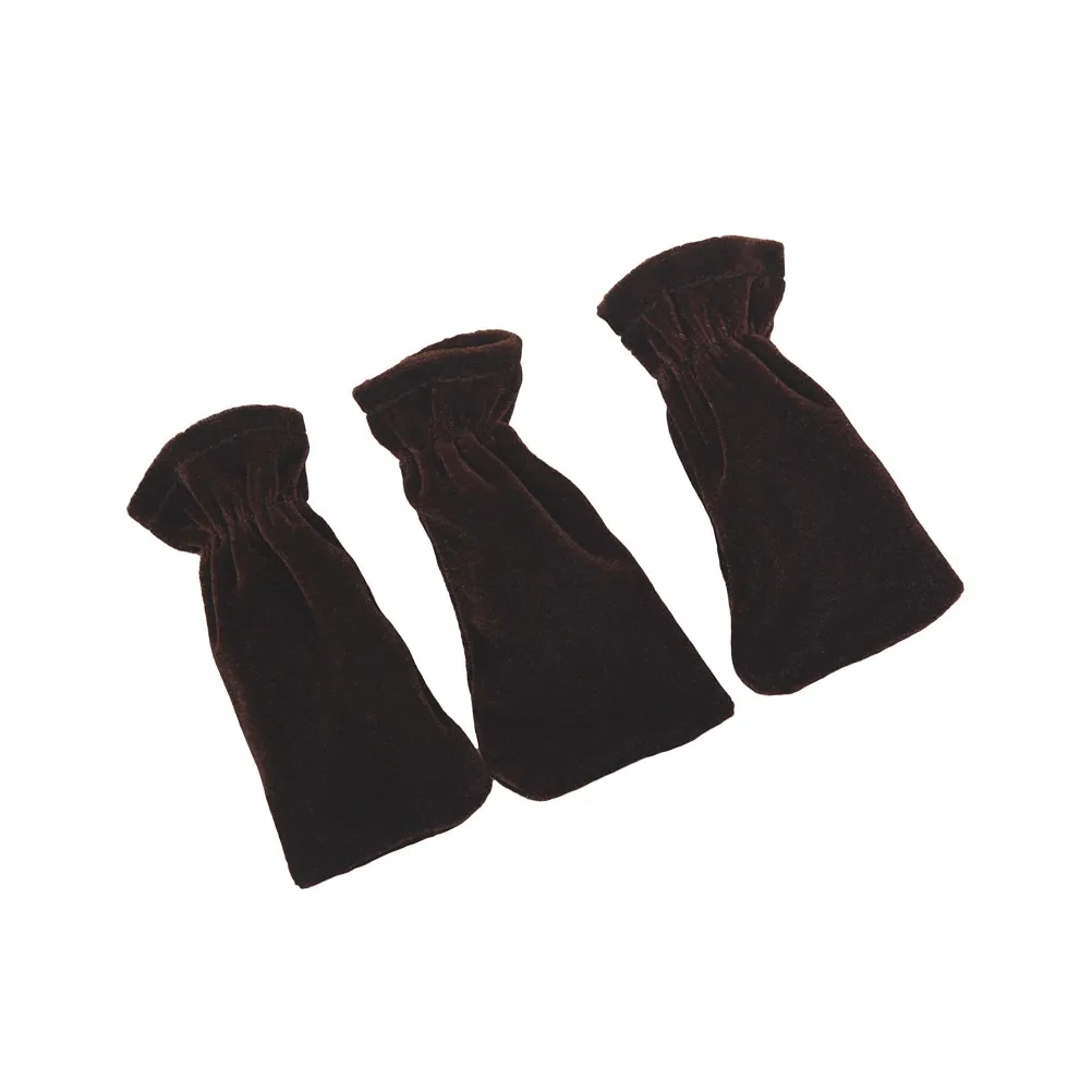 3Pcs Piano Pedal Protectors Premium Pleuche Fabric Tight-Fit Elastic Band Lightweight Washable Piano Foot Covers for Keyboard