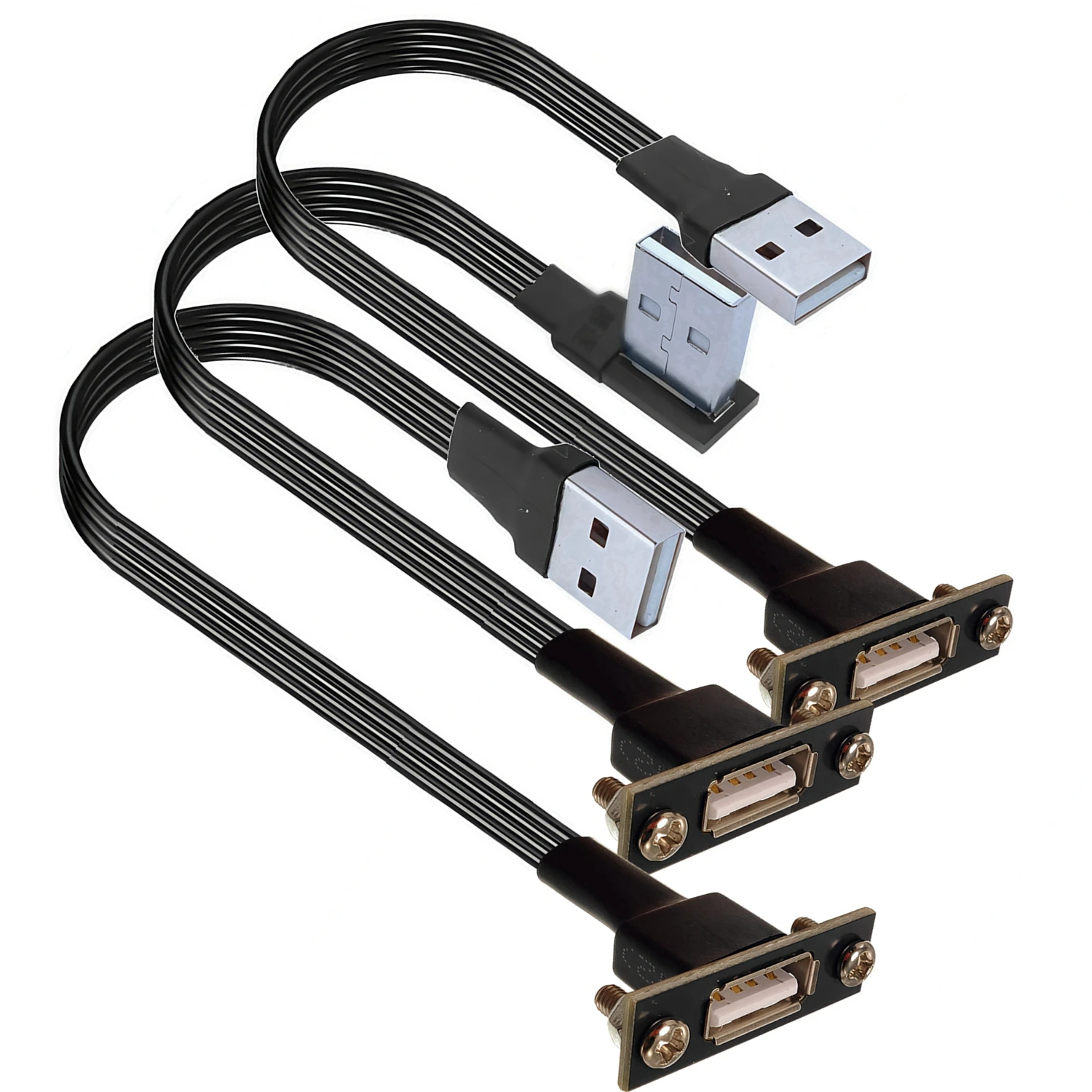 20CM USB 2.0 male to female extension cable with ears, chassis, baffle cable, elbow, mouse, keyboard, USB flash drive, printer