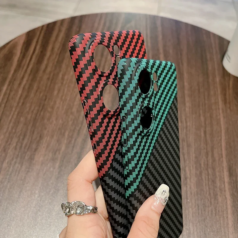 Carbon Fiber Matte PC Case For VIVO iQOO Neo10 Neo 9 9S Pro Plus Ultra Thin Anti Fingerprint Hard Back Camera Protector Shell