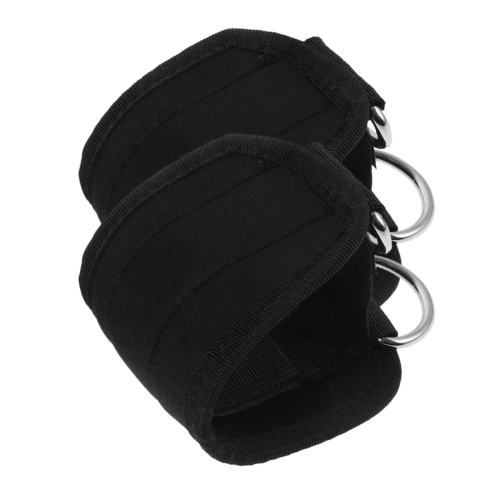 

2Pcs Ankle Straps Portable Fitness Cable Attachment Adjustable Gym Leg Training Tool for Home Office Vacation Workout