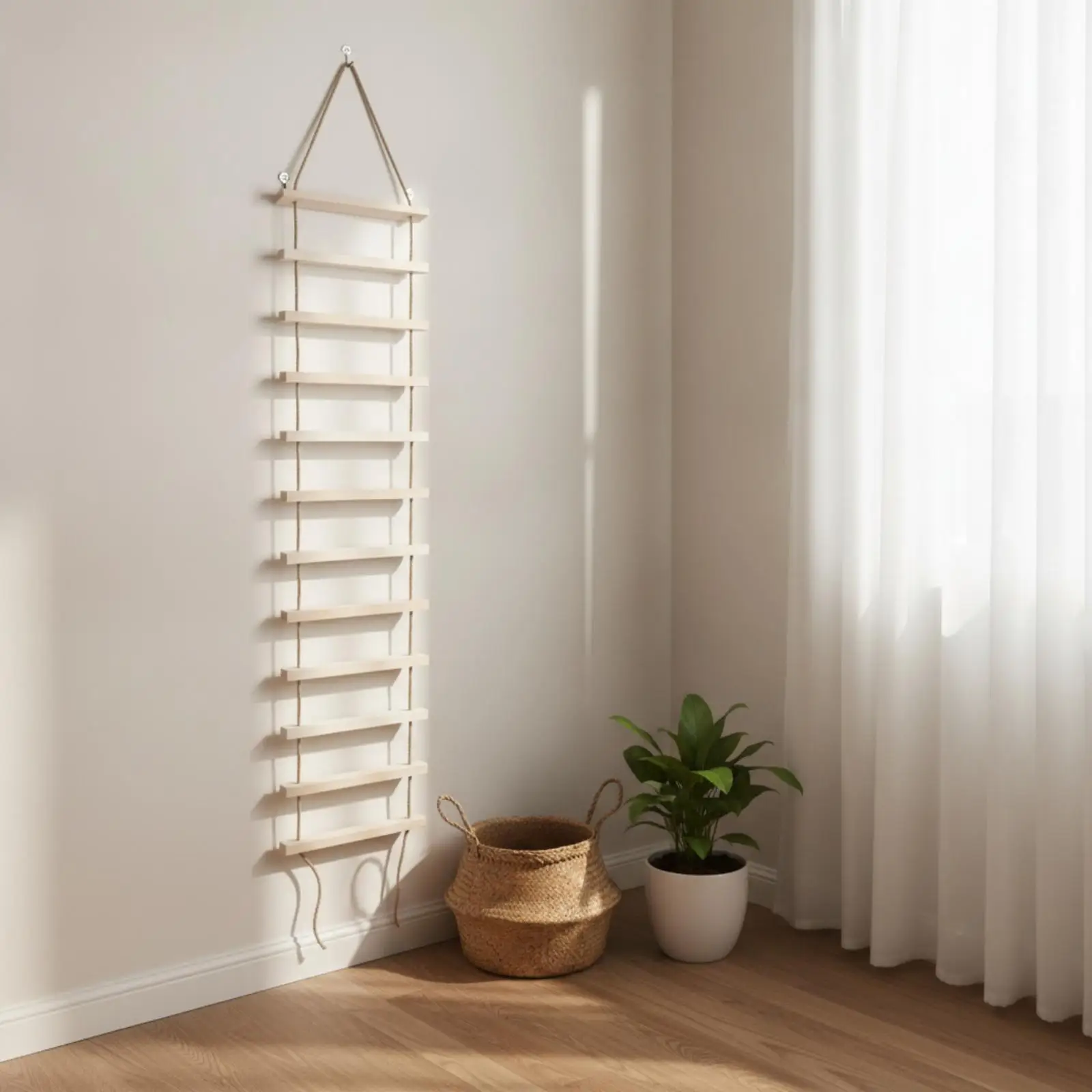 Outdoor Cat Climbing Ladder | Waterproof Construction, Space Saving Vertical Play, Cat Ladder with Rungs, for Patios