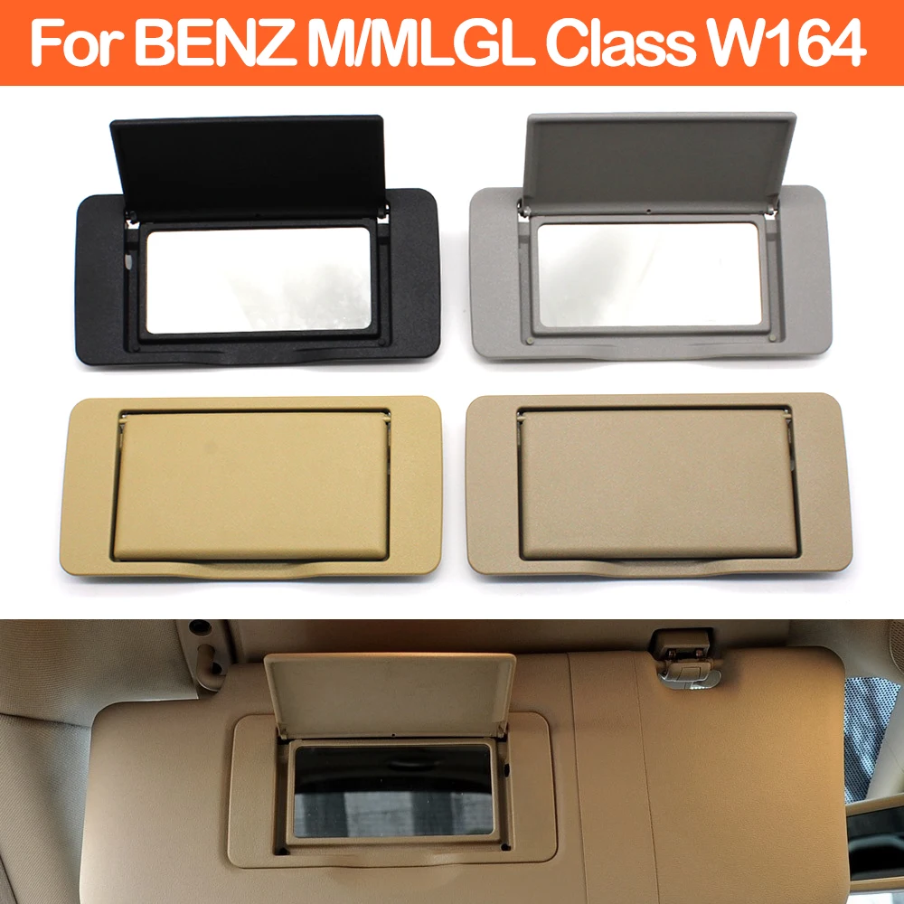 Car Sunroof Shade Sun Visor Makeup Cosmetic Mirror Panel Cover For Mercedes Benz M ML GL Class W164 2006-2011 ML300 ML400 GL350