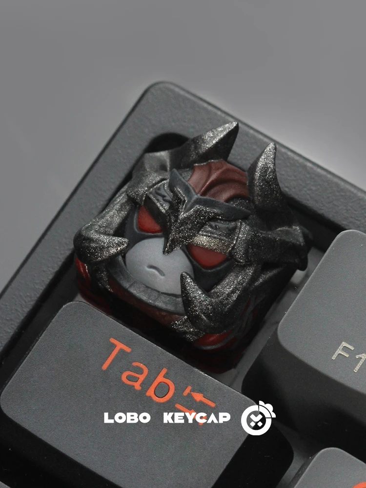 TFT Keycap Custom Anime Teamfight Tactics 3d Keyboard Key Caps Resin Esc Point Key Caps Mechanical Keyboard Game Accessories