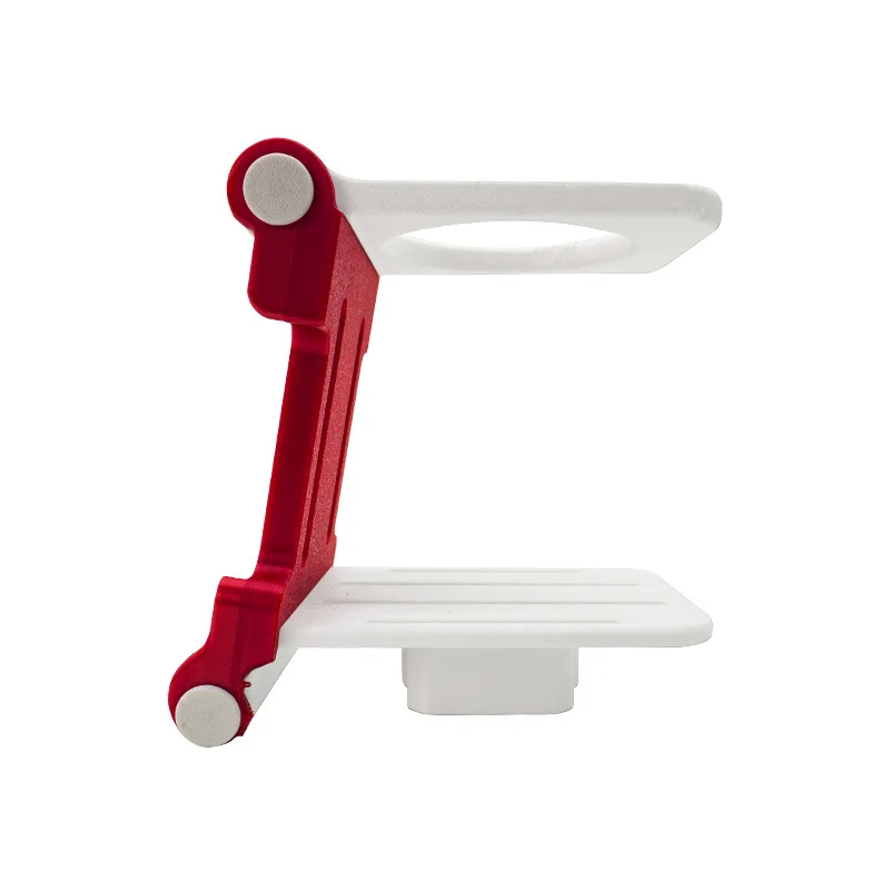 Desktop Double-layer Cup Storage Rack Flexible And Foldable Cup Holder Plastic Display Stand