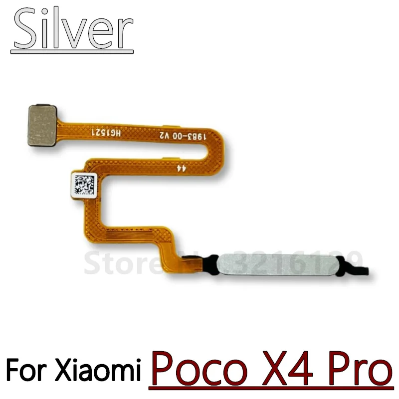 Original NEW For Xiaomi Poco X5 Pro X4 GT Home Button Fingerprint Menu Return Key Recognition Scanner Sensor Flex Cable