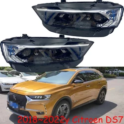 1 szt. Zderzak samochodu reflektor do reflektorów Citroen DS7 2018 ~ 2021y lampa czołowa do światła przeciwmgielnego Citroen DS7