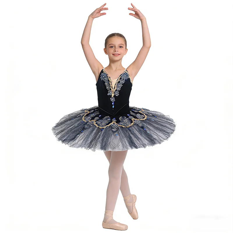 abito-tutu-professionale-da-balletto-per-ragazze-corpetto-in-velluto-nero-con-ricami-in-pizzo-dorato-gonna-in-tulle-grigio-scintillante-per-il-palcoscenico