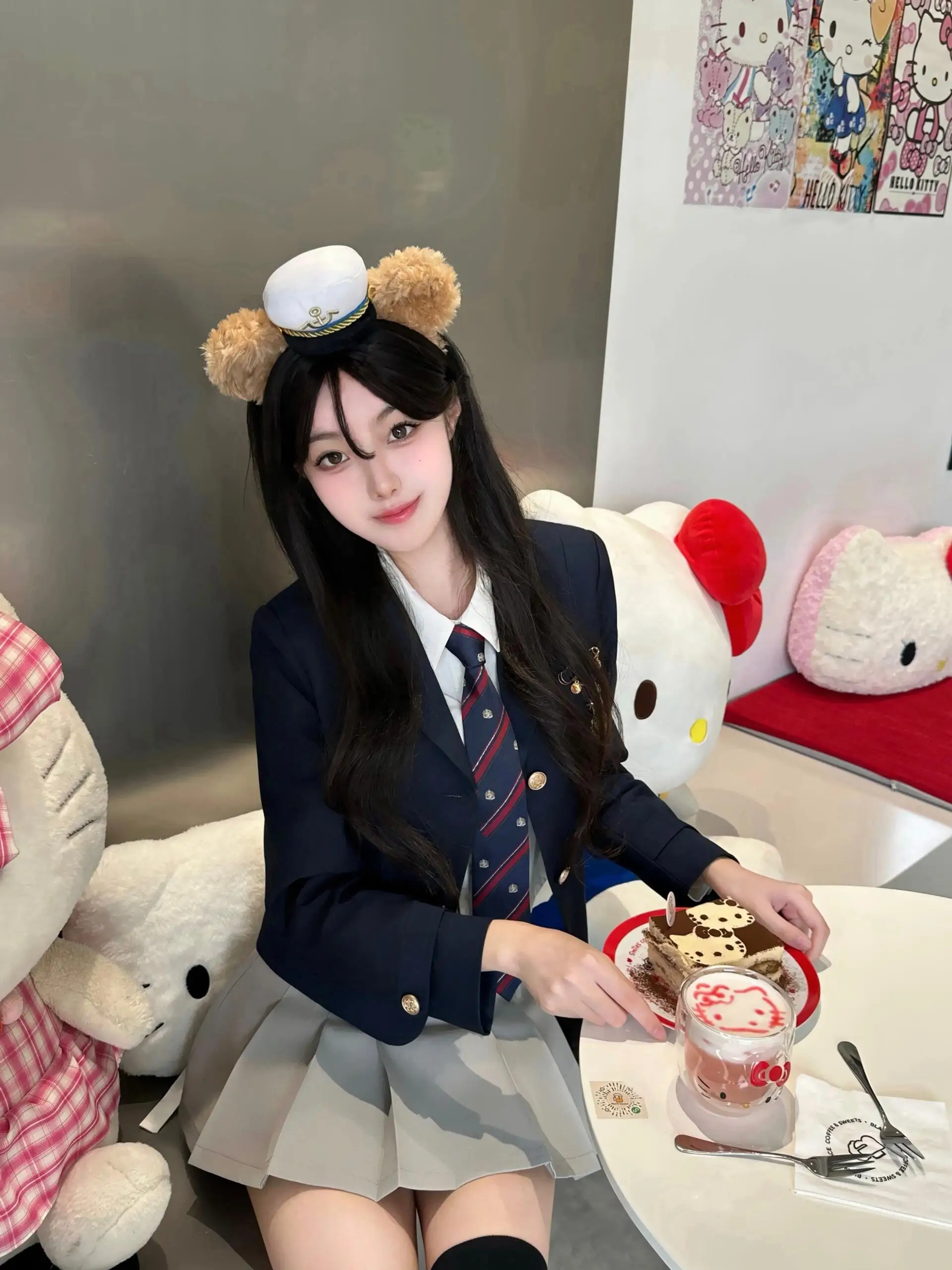 

Школьный комплект JK в стиле корейской драмы с клетчатой юбкой и длинным светом Jaet для женщин в возрасте 8–25 лет