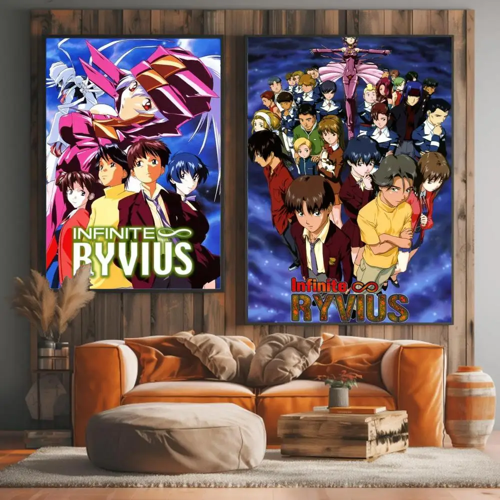 anime I-Infinite Ryvius-S Painting Calligraphy Artwork for Living Room Bedroom Office Home Decor