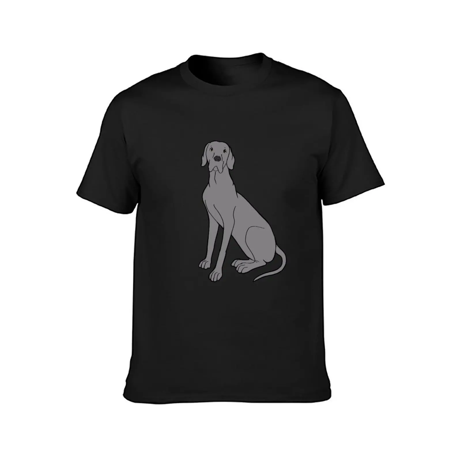 Great Dane T-Shirt kawaii clothes blanks oversized animal prinfor boys T-shirts for men cotton