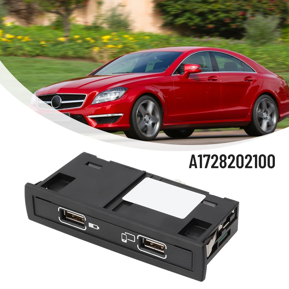 

1 шт., USB-розетки для приборной панели Mercedes For Benz CLS A CLASS GLA CLA GLE A1728202100, высококачественные электрические компоненты, автозапчасти