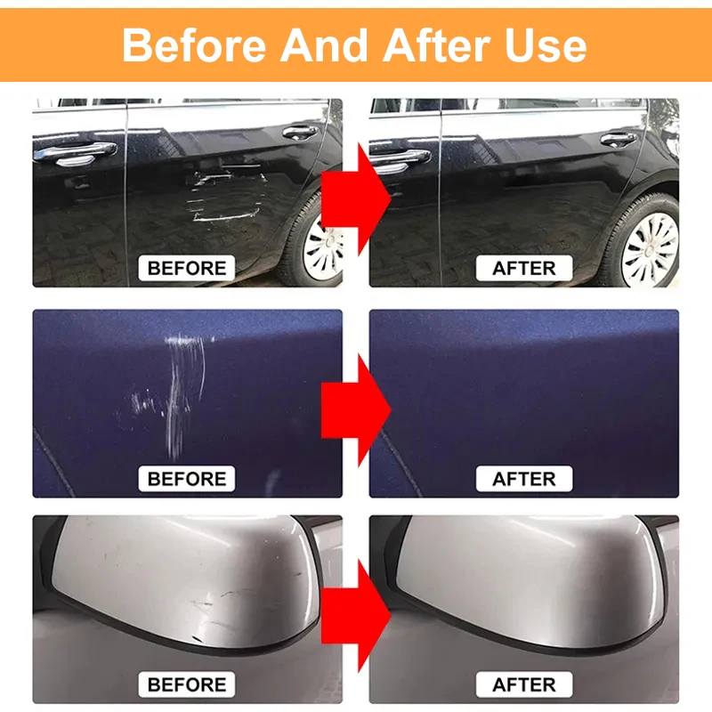 Car Scratch Remover Car Polishing Paste With Sponge Car Body Paint