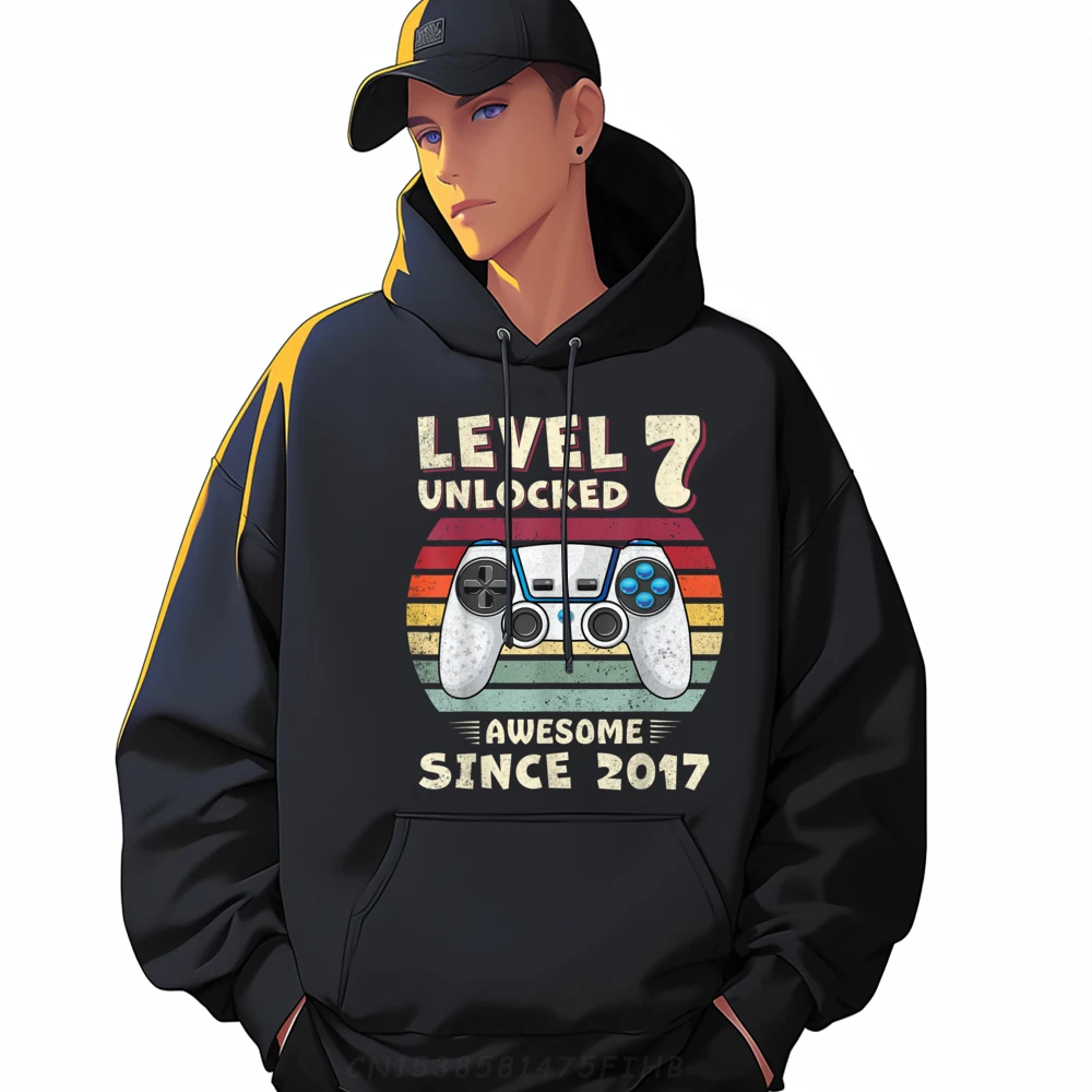 

7 years Hoodies For Men Funny Pullover Loose Special O Neck Hoodies Leisure Long Sleeve Funky Sweatshirt Luxury Clothing