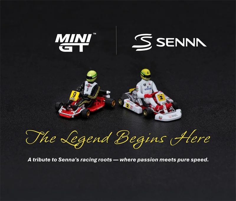 

[Предпродажа] MINI GT 1:64 Senna Kart Formula K 1981, / # Литая под давлением модель автомобиля 2 1993,