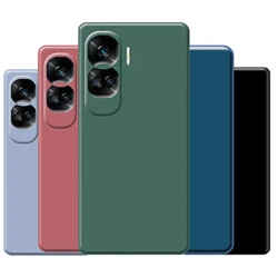 Luxury  Liquid Silicone Phone Case for Honor 90 Lite 70 Lite 90lite 70lite Coque TPU Protective Camera Lens Back Cover
