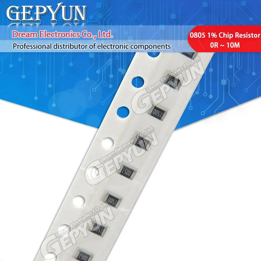 100Pcs 0805 1% 1/8W…