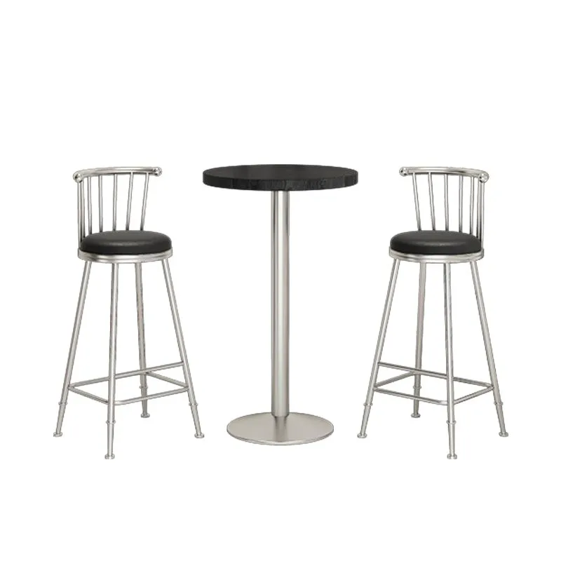 

Промышленный регулируемый барный стул, барный стул с металлической спинкой и мягким сиденьем, простой уличный барный стул Sillas Para Barra De Cocina