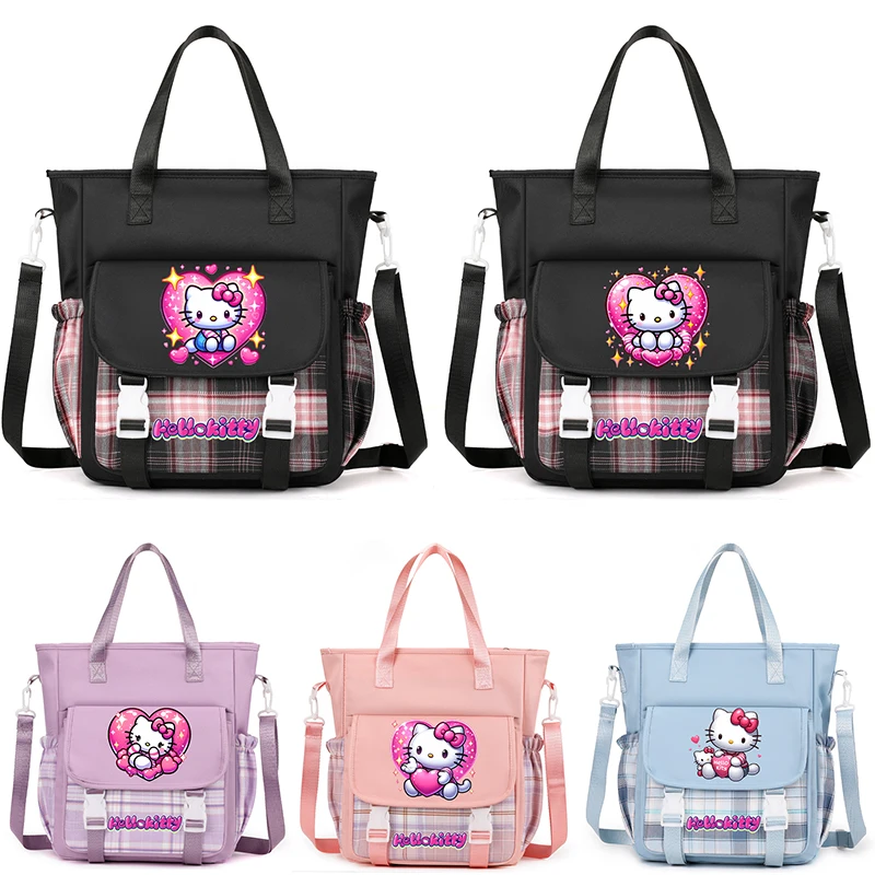 

Hello Kitty Handbag Messenger Bag Carrying Bag for Teenager Girl Boy Back To School Bag Men Women Travel Bag Handbag Rucksack