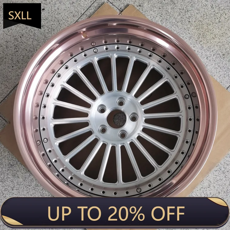 

SXLL New polished rose gold R19 car wheels 19-inch forged wheels for F20 wheels