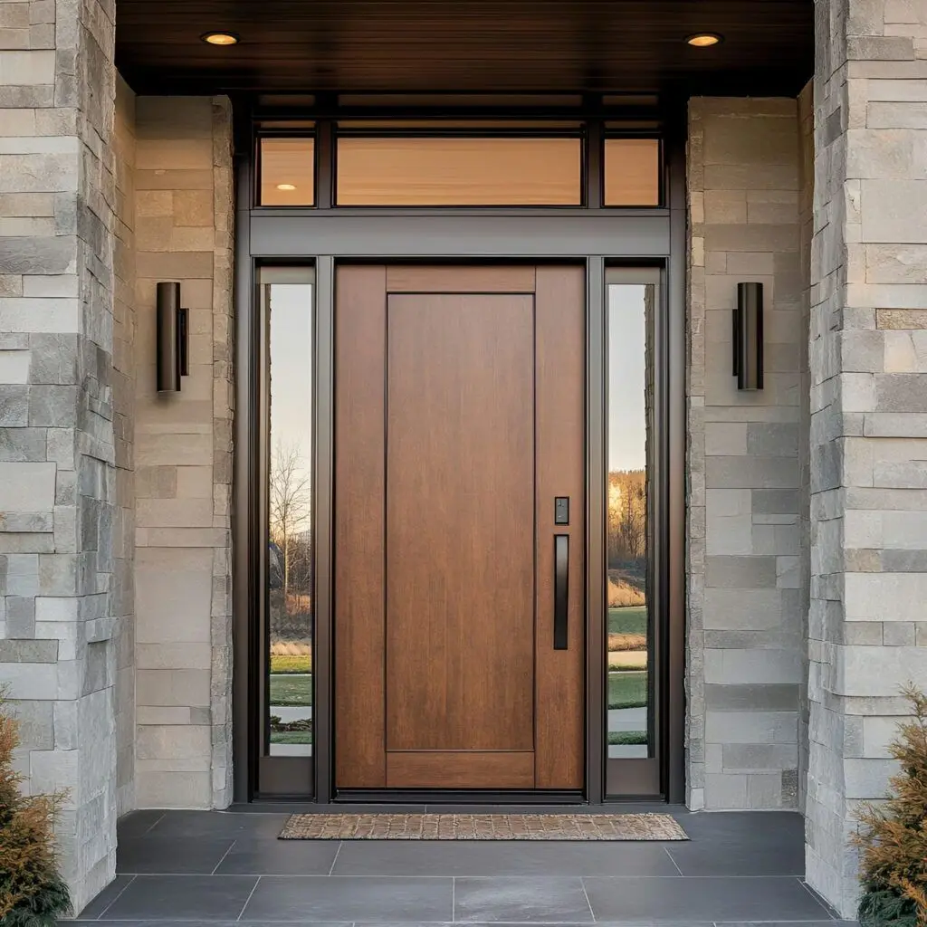 Sixinalu Gate Main Entrance Doors Exterior Pivot Entry Door Front Casement Interior Door Panel Aluminum Home Decor Customize
