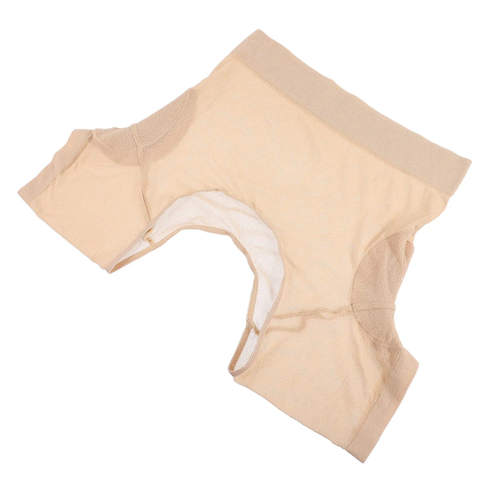 

Armpit Vest Beige Washable Thin Breathable Sweat-Absorbent Shield Vest for Women Running Outdoor Armpit