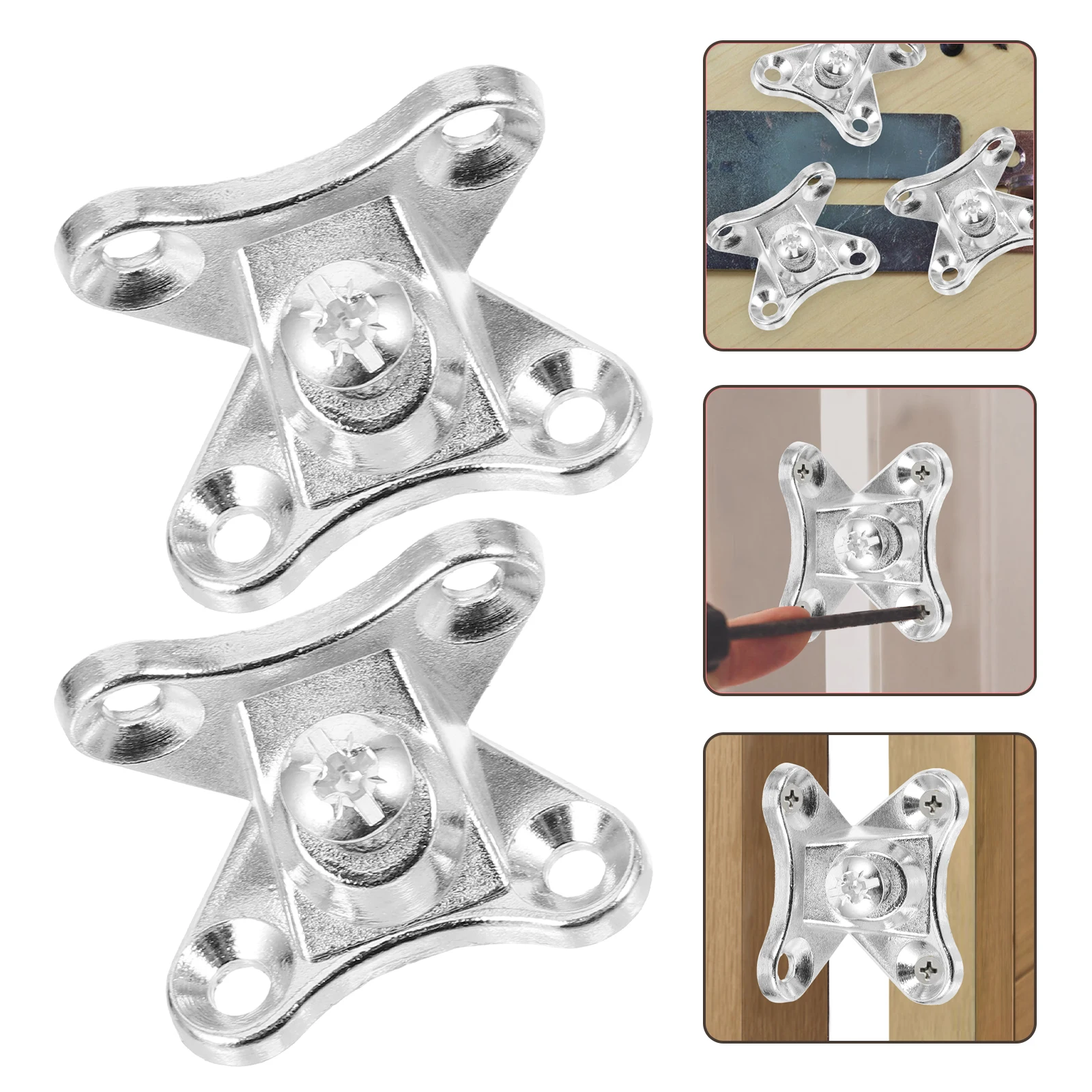 

12pcs Zinc Alloy Butterfly Corner Brackets Detachable Shelf Brackets Joint Fastener niture Cabinet Hardware