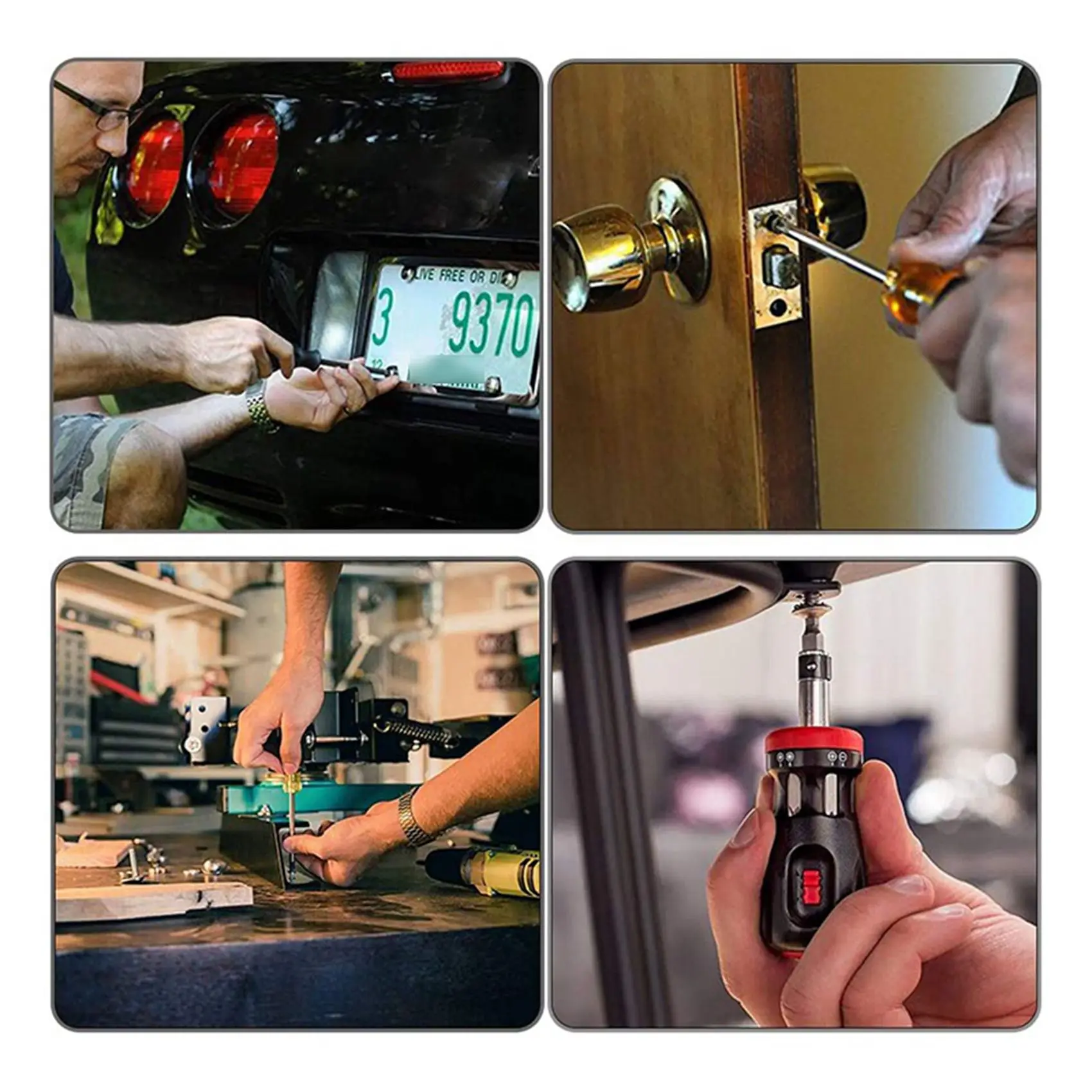 Juego de 600 tuercas y pernos hexagonales, surtido de tuercas y arandelas, kit de herramientas M3 con caja de plástico (negro)-BAAQ