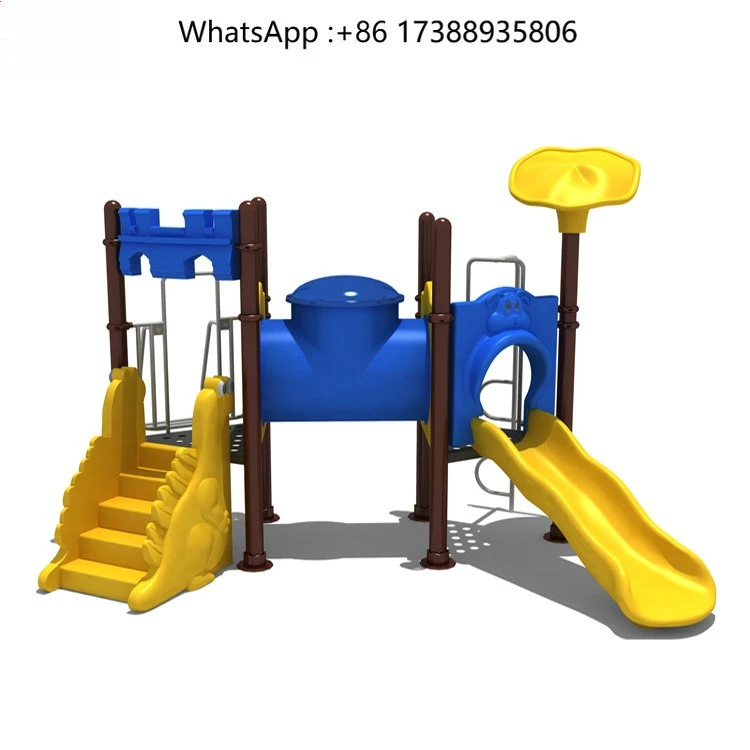 China Jinmiqi Factory Hot Sale LLDPE Plastic Slide Safety Kids Outdoor Amusement Park Playground Equipment