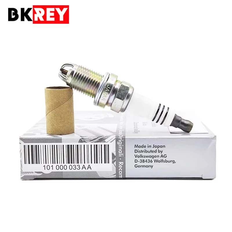 4/10pcs 101000033AA Spark Plug For Audi A3 A4 A6 90/100 VW Golf Beetle Magotan 101000051AA BKUR6ET10 2397 Ignition Plugs