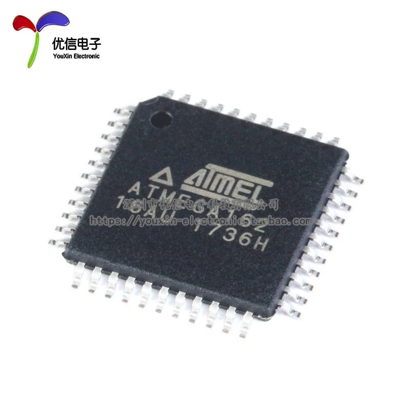 5pcs original authentic patch ATMEGA162-16AU chip 8-bit microcontroller 16K flash TQFP-44